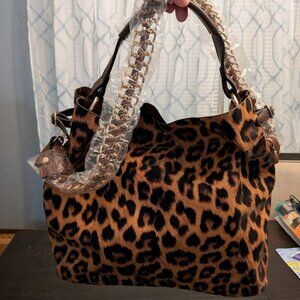Leopard Print Shoulder Bag